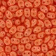 SuperDuo perlen 2.5x5mm Powdery - Orange